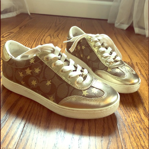 Coach Shoes - Coach size 6.5 sneakers.  Like new!